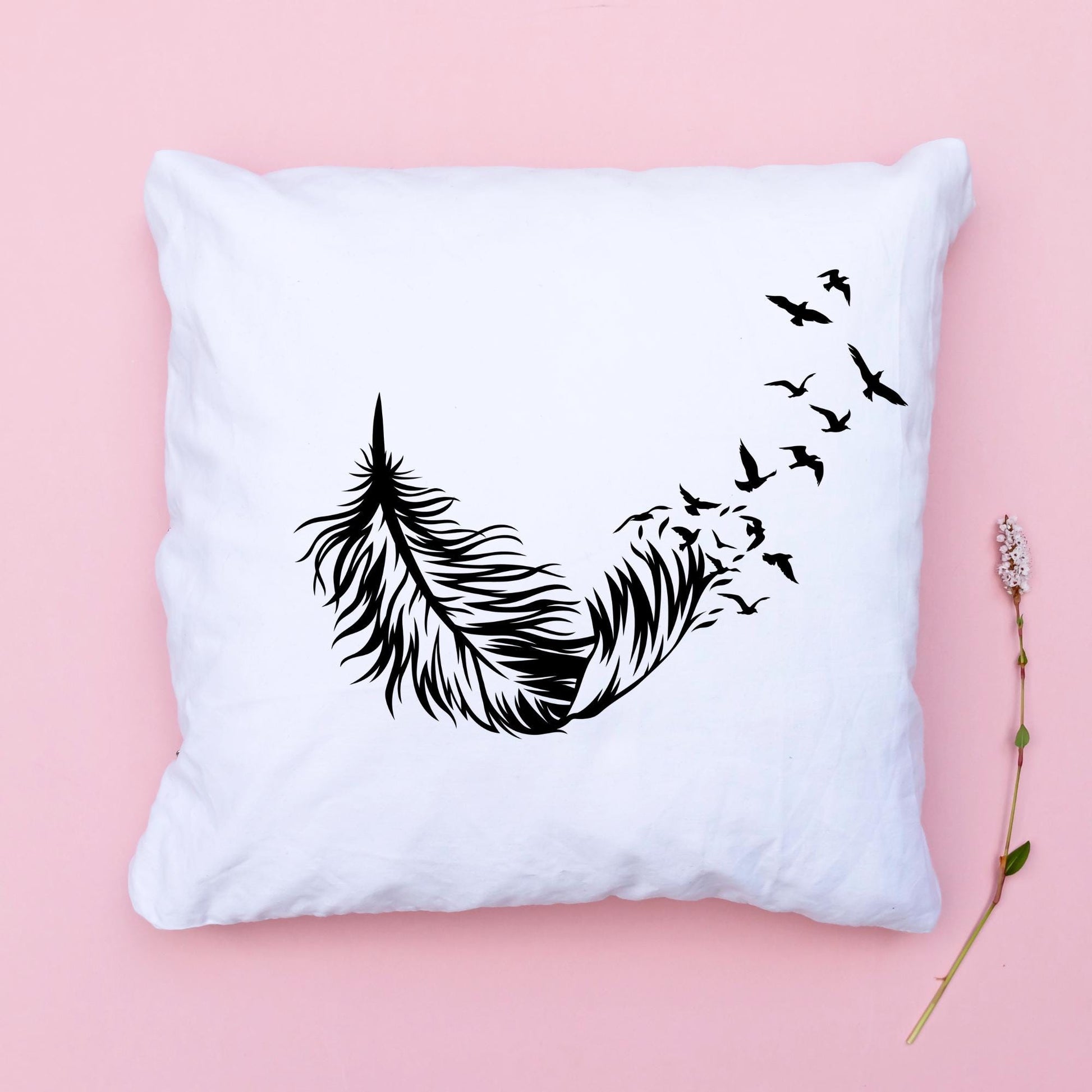 Feather svg bundle, Feather birds svg, dxf, png, jpg, Feathers Silhouette, Boho feather svg, Tribal feather svg, Instant Download