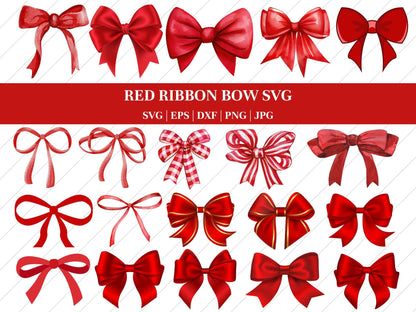 Coquette Red Bow svg Bow png, Red Bow Sublimation, Ribbon Bow png, Coquette png, Girly png, Christmas Coquette Bow png, Digital Download
